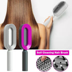 Women Fashion 3D Hair Growth Comb Hairbrush Self-Cleaning Hair Brush Self